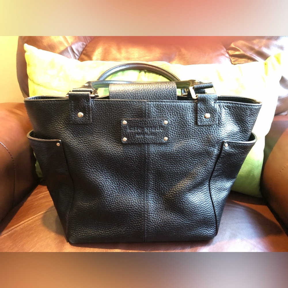 Kate Spade Black Small Tote Leather Handbag
